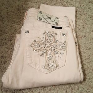 Light pink Miss me jeans